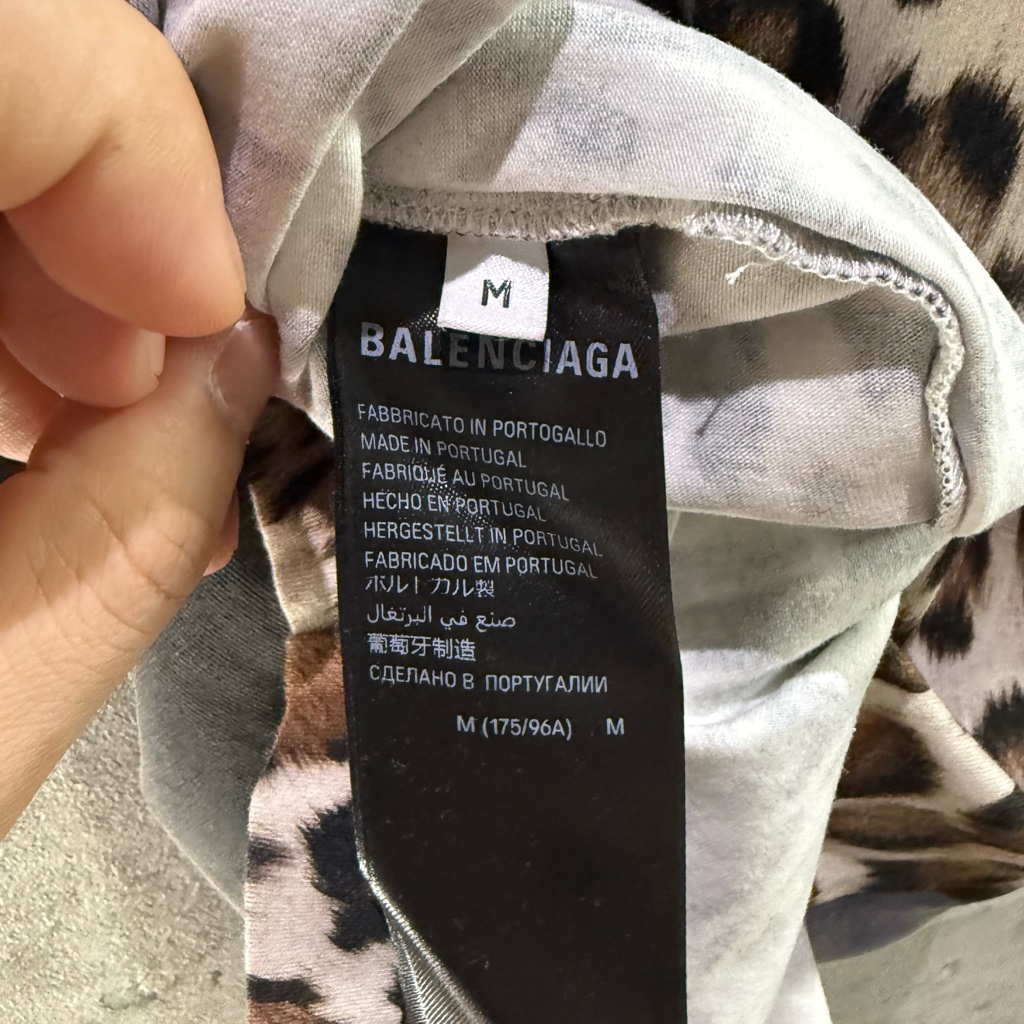 balenciaga レオパードドッキングtシャツ - ARCHIVESTOCK