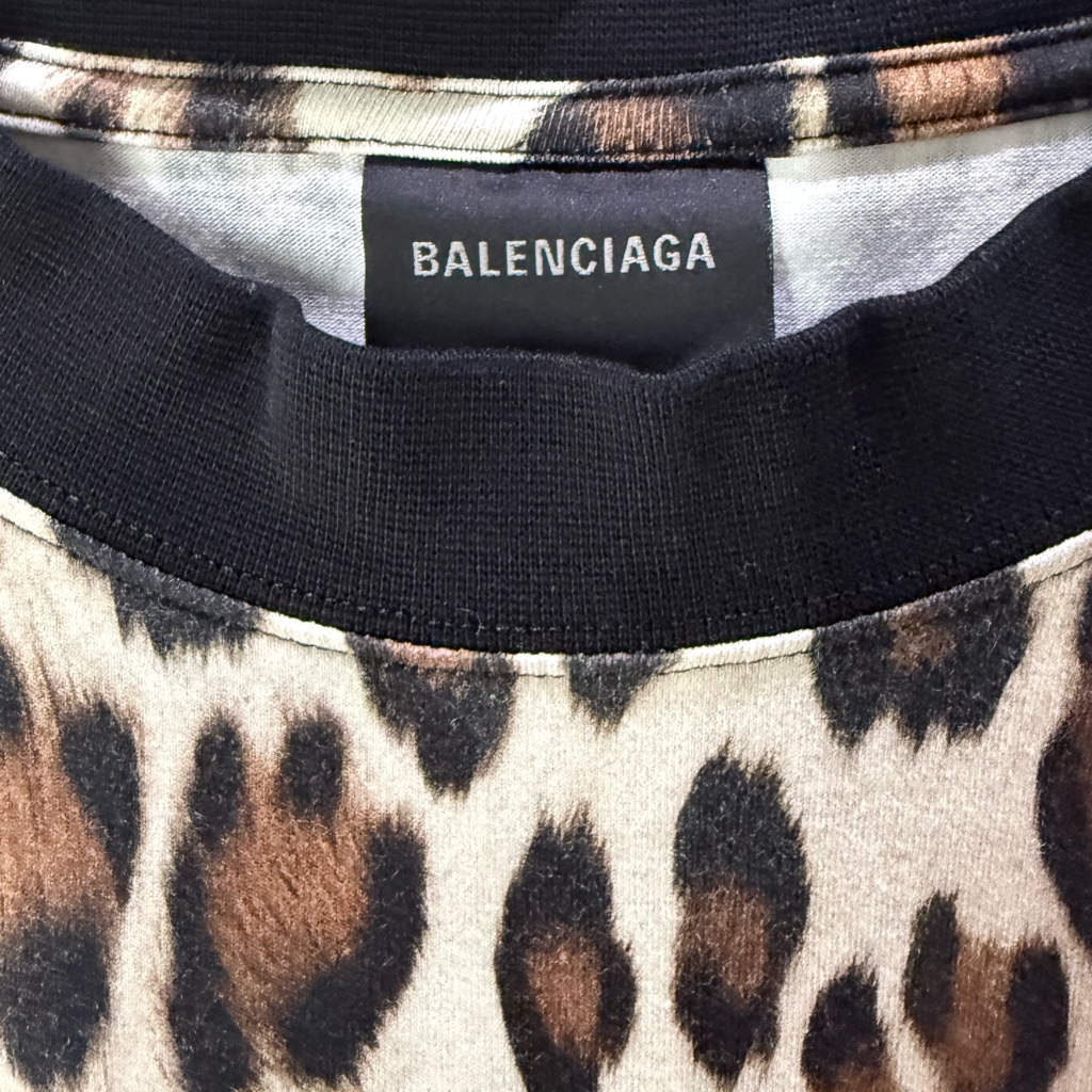 balenciaga レオパードドッキングtシャツ - ARCHIVESTOCK