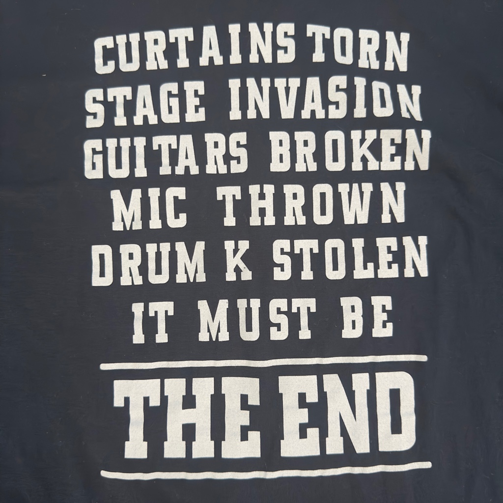 Dior Homme エディ期　the end Tシャツ　ロングTシャツ　黒 Dior Homme エディ期 the end Tシャツ ロングTシャツ 黒 - ARCHIVESTOCK
