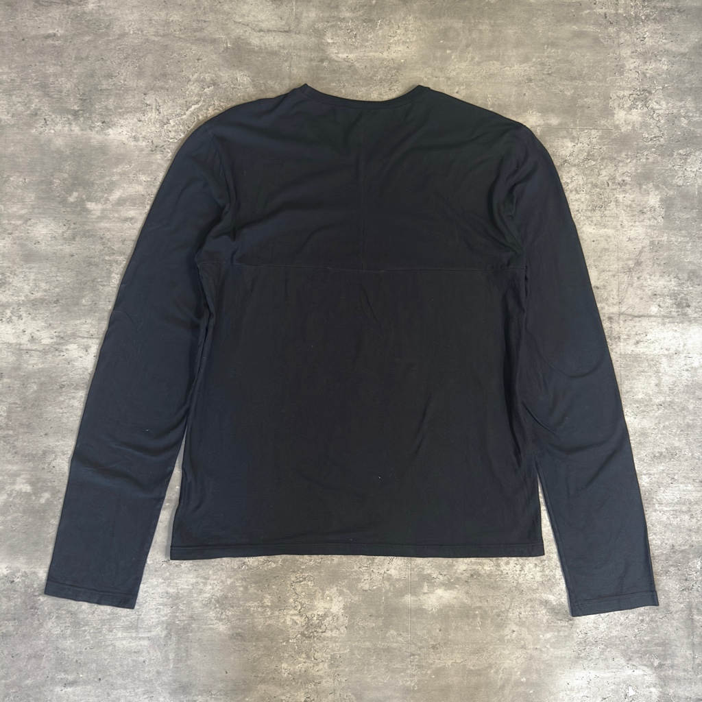 Dior Homme エディ期　the end Tシャツ　ロングTシャツ　黒 Dior Homme エディ期 the end Tシャツ ロングTシャツ 黒 - ARCHIVESTOCK