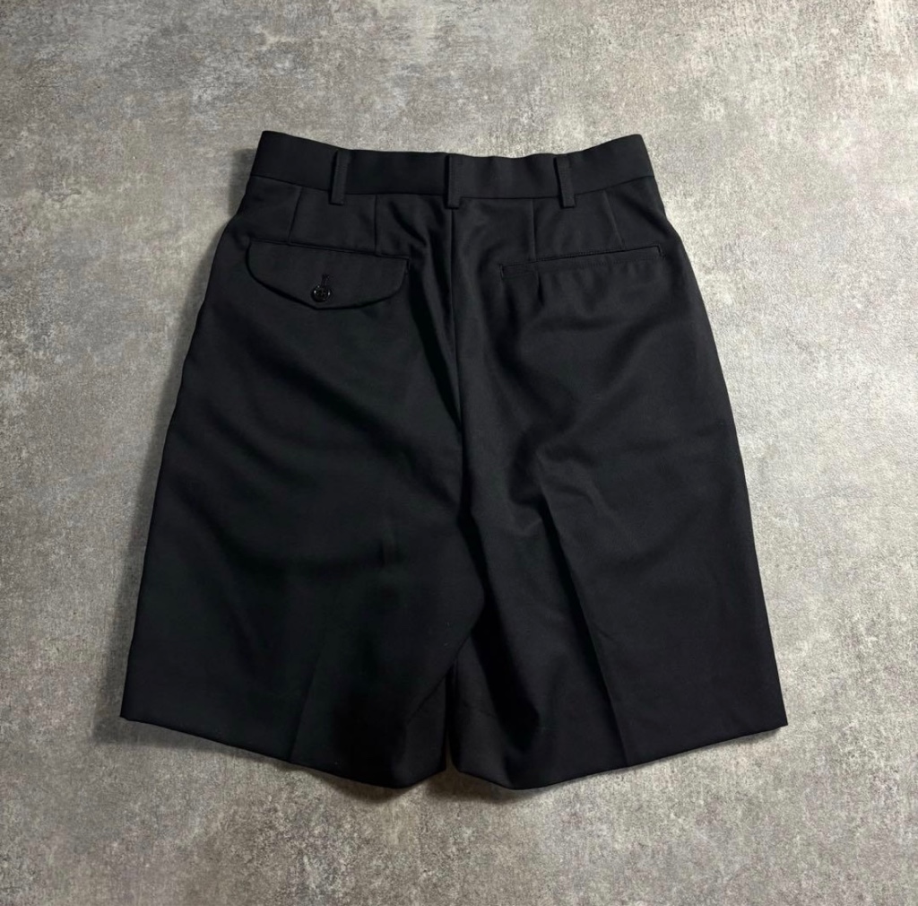 Black Comme des Garçons 2008ss Short Pants XS - ARCHIVESTOCK