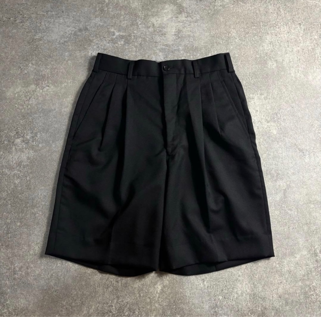 Black Comme des Garçons 2008ss Short Pants XS - ARCHIVESTOCK
