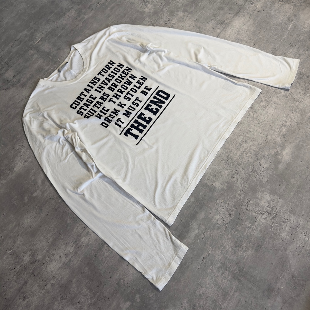 Dior Homme エディ期 the end Tシャツ ロングTシャツ 白 - ARCHIVESTOCK