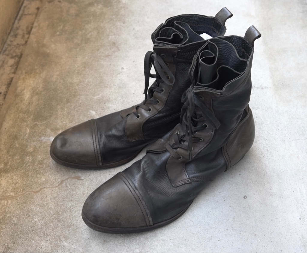 CABANE de Zucca Archive Lace-up Boots - ARCHIVESTOCK
