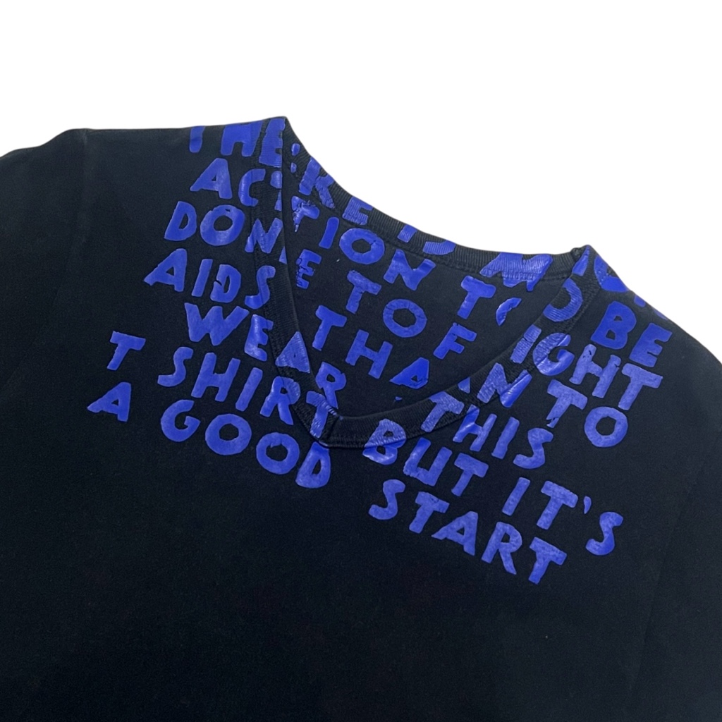 Maison Martin Margiela AIDS Tシャツ ここのえ期 初期 ブラック