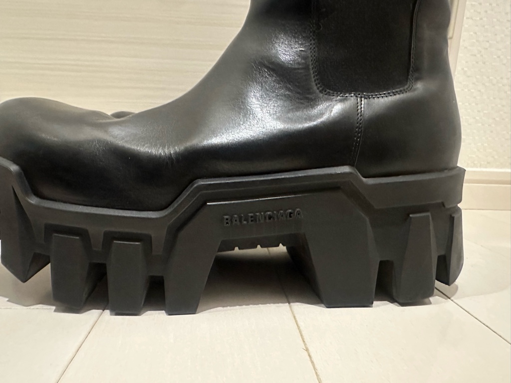 BALENCIAGA bulldozer サイドゴアブーツ ブラック 43 - ARCHIVESTOCK