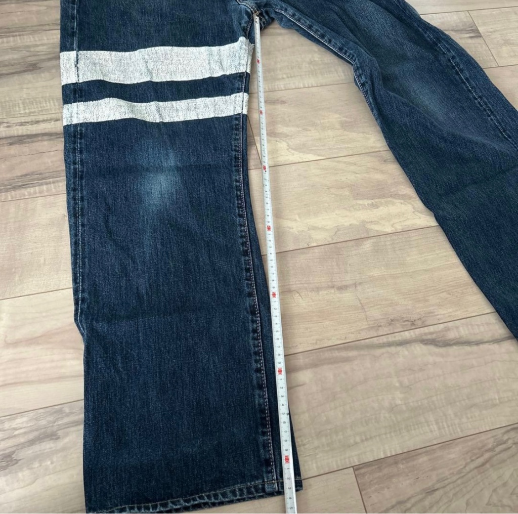 桃太郎ジーンズ 出陣 big painted jeans W36 - ARCHIVESTOCK