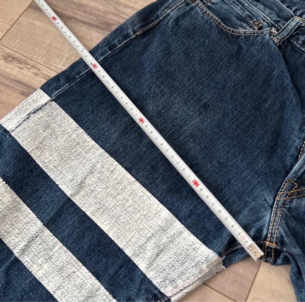 桃太郎ジーンズ 出陣 big painted jeans W36 - ARCHIVESTOCK