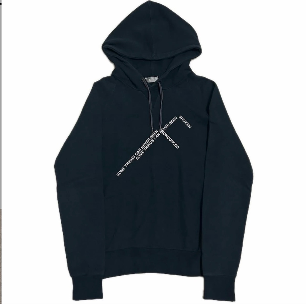ss06 エディ期 Dior Homme pistol text hoodie - ARCHIVESTOCK