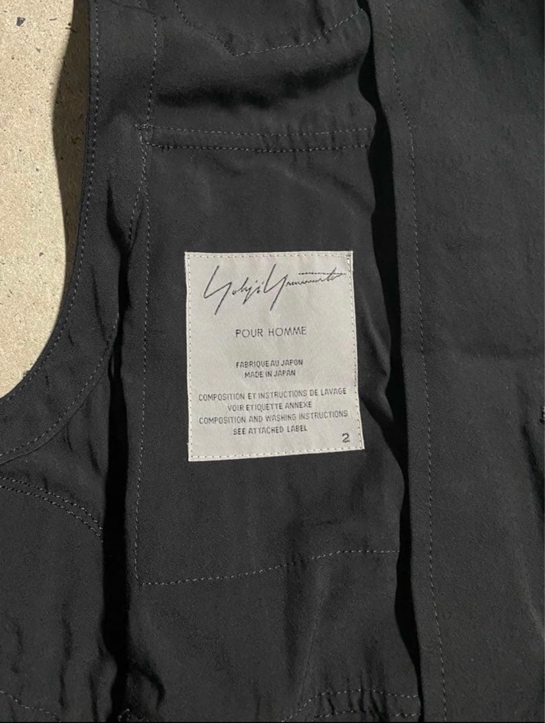 06ss Yohji Yamamoto pour homme レーヨンベスト 06ss Yohji Yamamoto pour homme レーヨンベスト - ARCHIVESTOCK