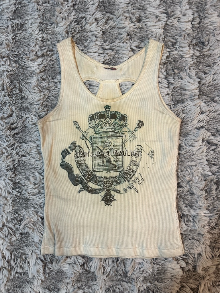 Jean Paul Gaultier 00s 紋章プリントタンクトップ 40 - ARCHIVESTOCK