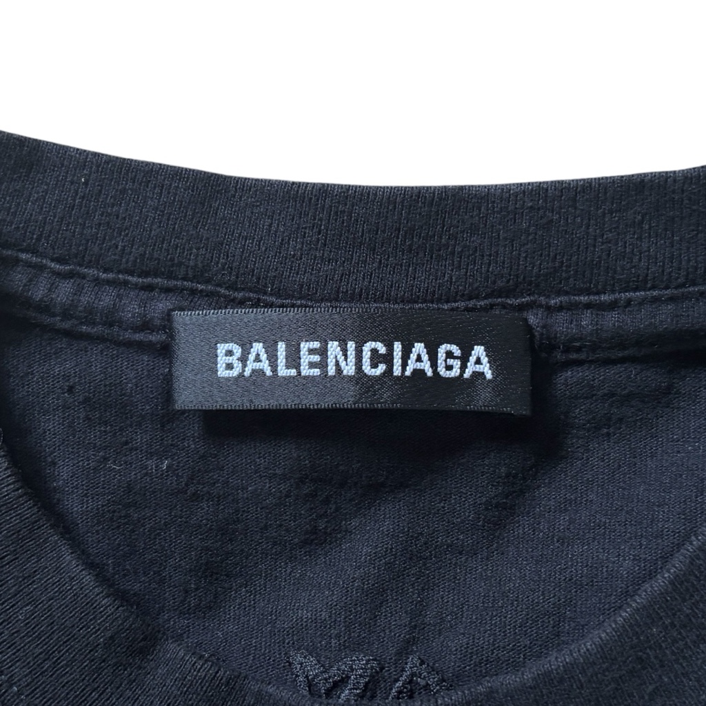 BALENCIAGA 19SS タトゥーロゴ 刺繍 Tシャツ - ARCHIVESTOCK