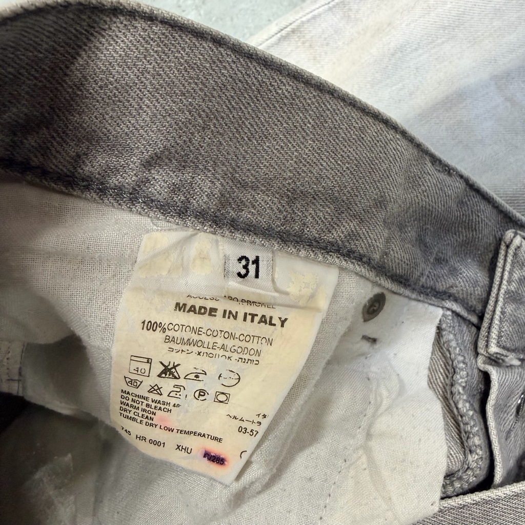 helmut lang 本人期 ブリーチ デニム パンツ - ARCHIVESTOCK
