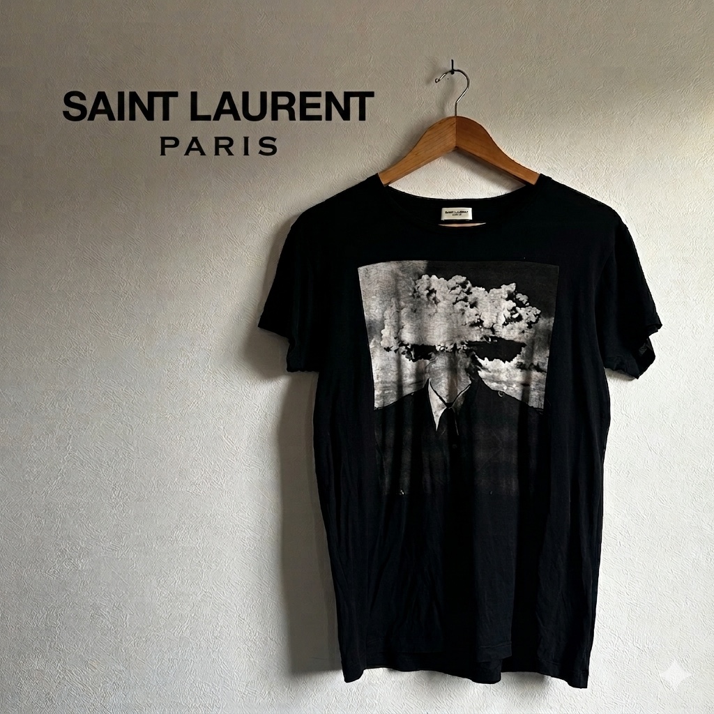 廃盤品】SAINT LAURENT PARIS 15SS グラフィックTシャツ エディ期