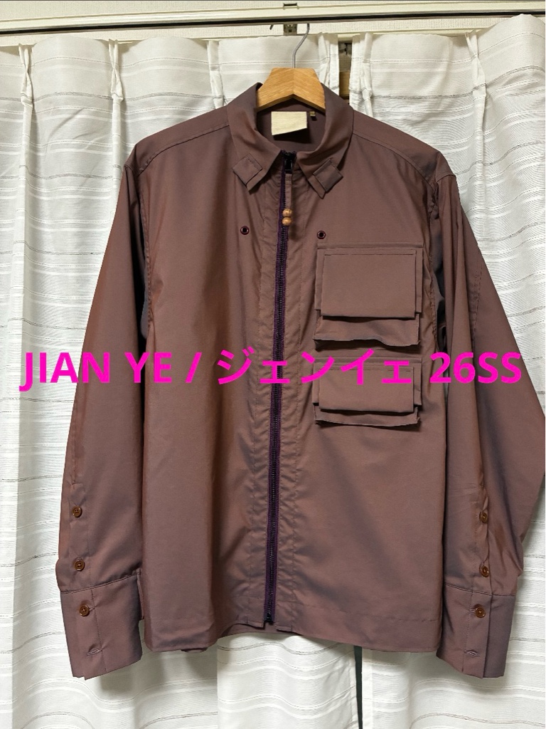 JIAN YE / ジェンイェ 26SS FANG SHIRT シャツジャケット JIAN YE / ジェンイェ 26SS FANG SHIRT シャツジャケット - ARCHIVESTOCK