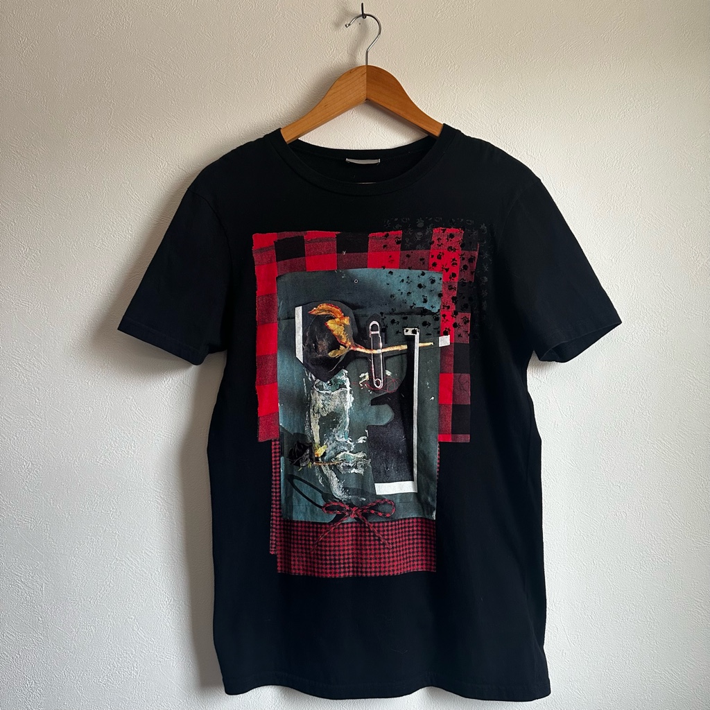 入手困難】 dior homme 16ss 登坂広臣着用 グラフィック ブラック T 