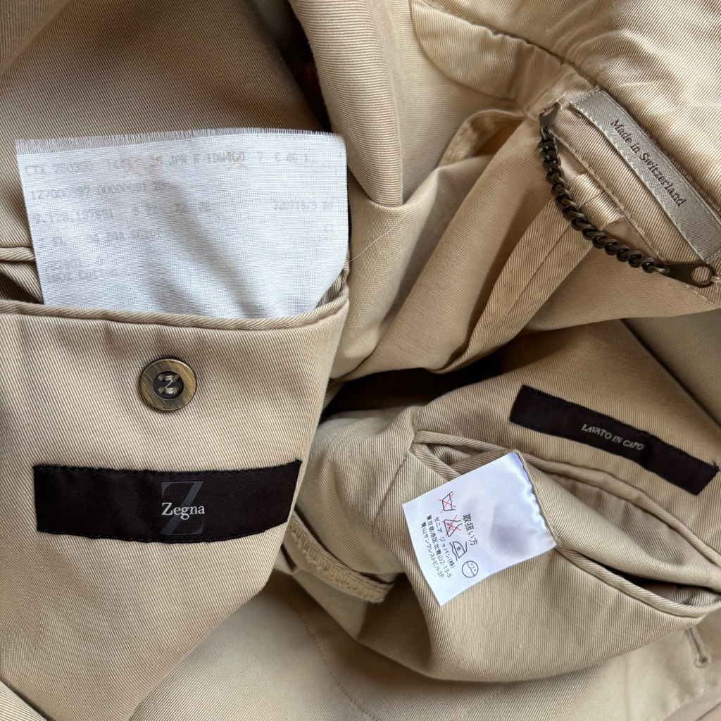 Z ZEGNA LAVATO IN CAPO SIZE 48 - ARCHIVESTOCK
