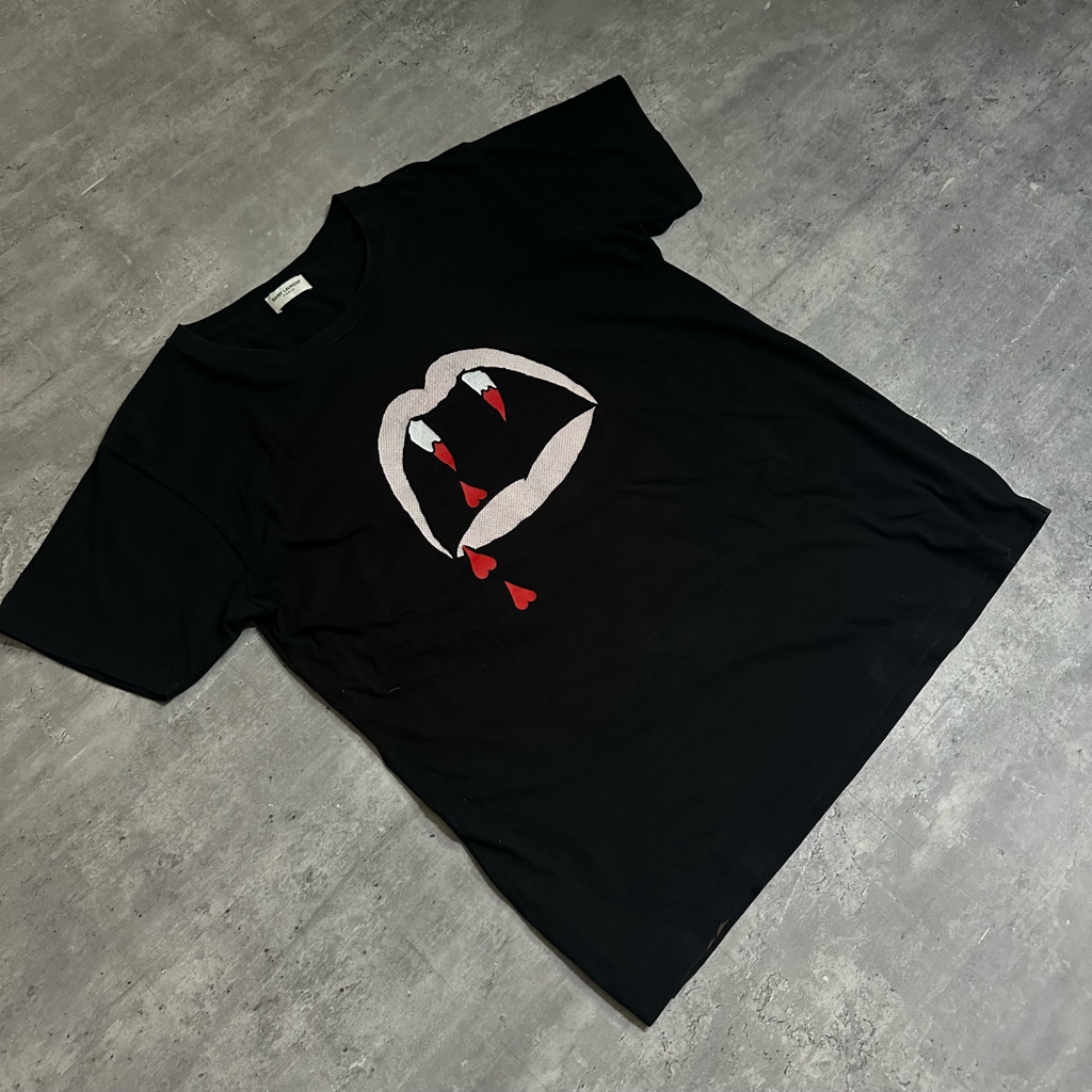 SAINT LAURENT PARIS ブラッドラスター Tシャツ エディ期 - ARCHIVESTOCK