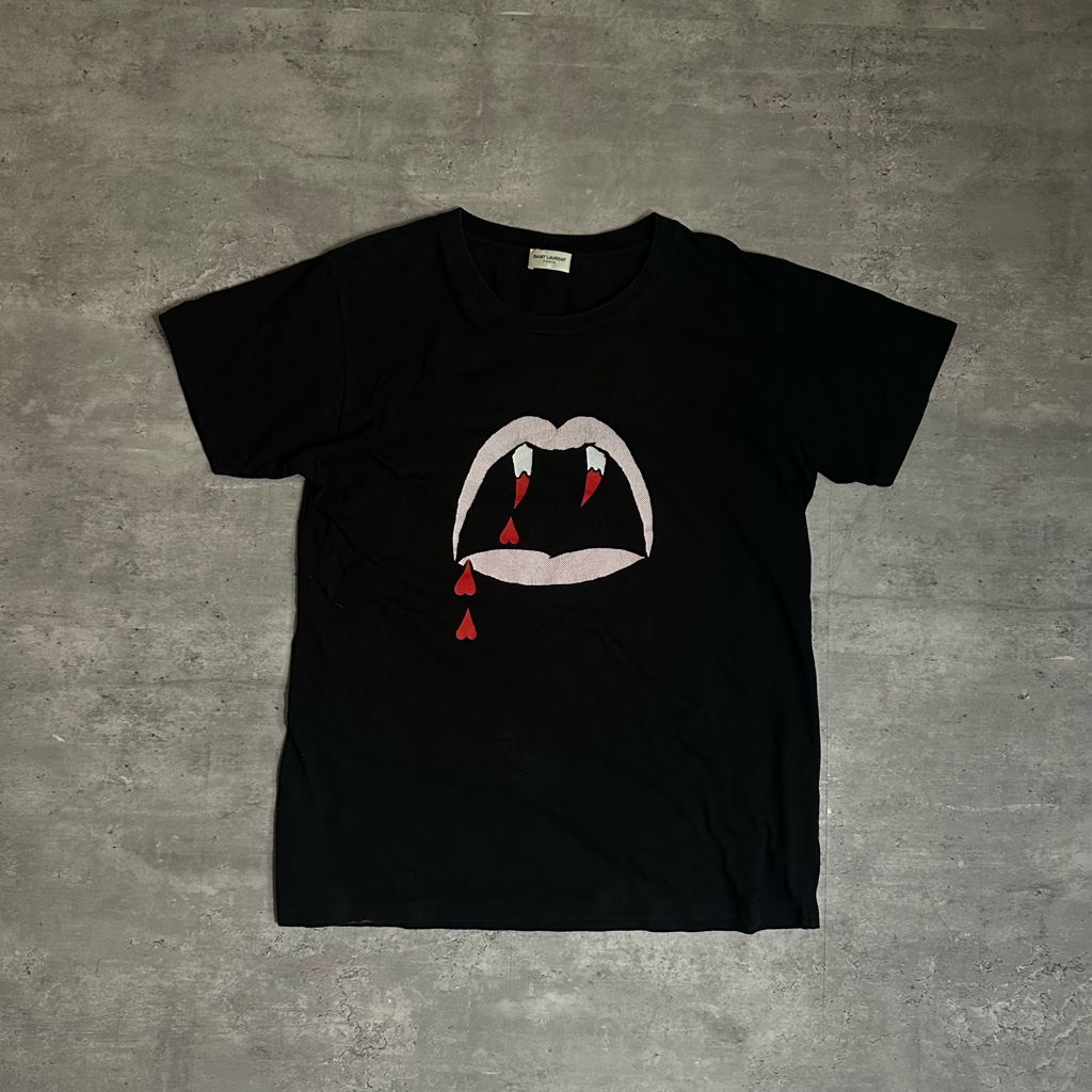SAINT LAURENT PARIS ブラッドラスター Tシャツ エディ期 - ARCHIVESTOCK