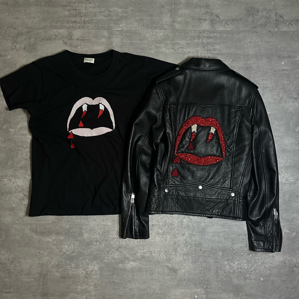 SAINT LAURENT PARIS ブラッドラスター Tシャツ エディ期 - ARCHIVESTOCK