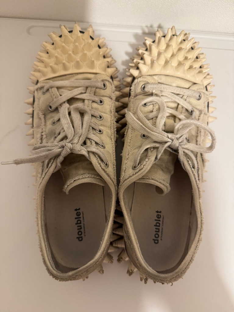 27.5 Doublet 25AW SPIKY CANVAS SNEAKER - ARCHIVESTOCK