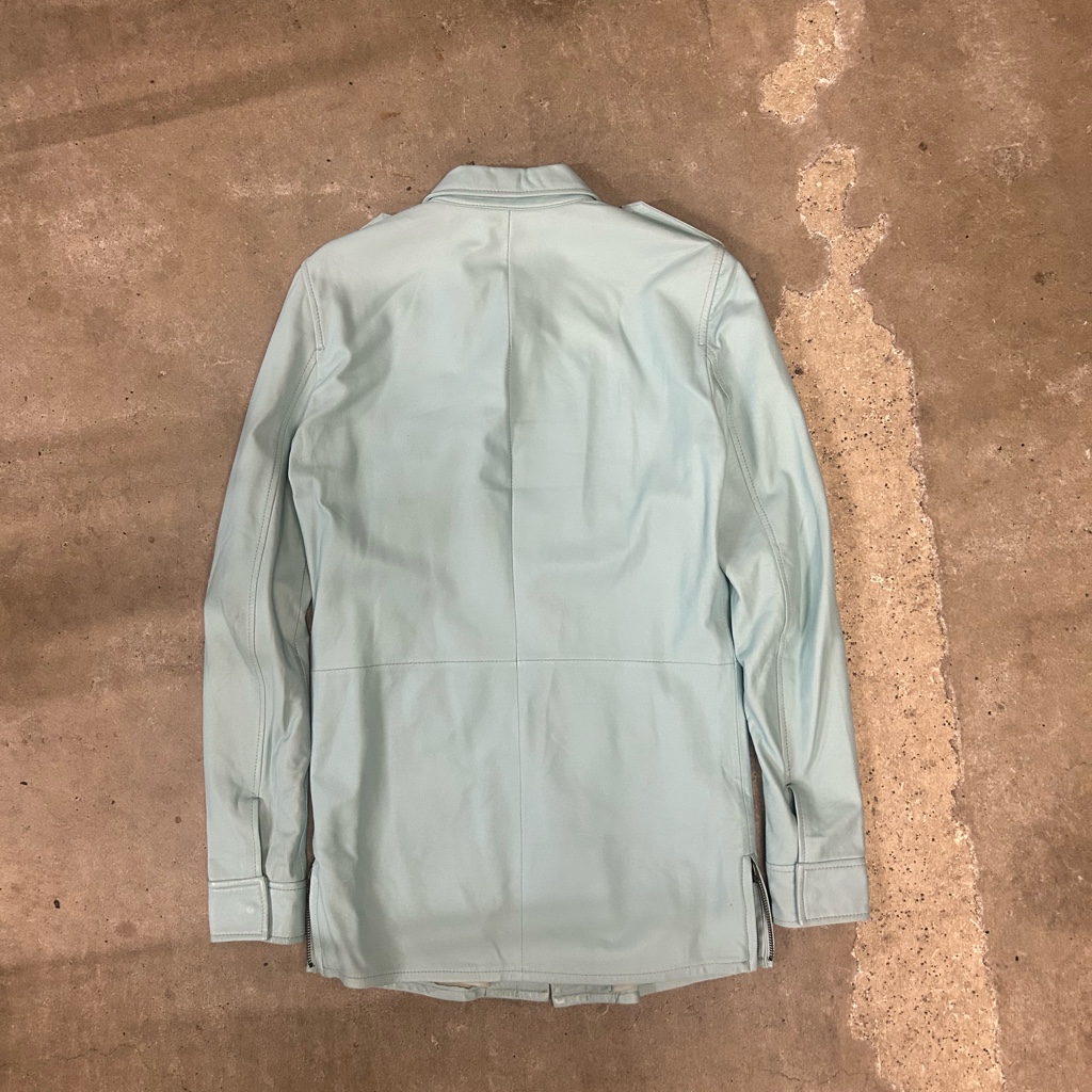 archive】ramb leather side zip shirt jacket - ARCHIVESTOCK