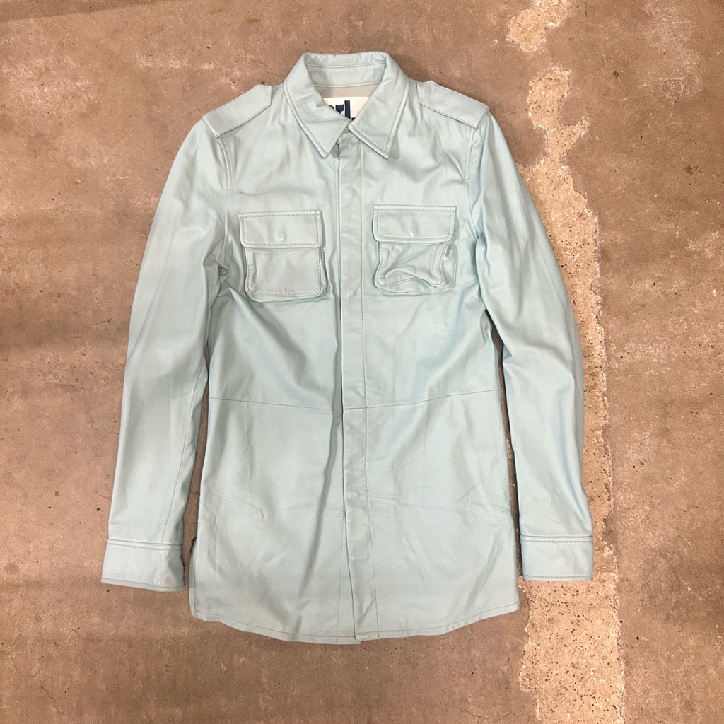 archive】ramb leather side zip shirt jacket - ARCHIVESTOCK