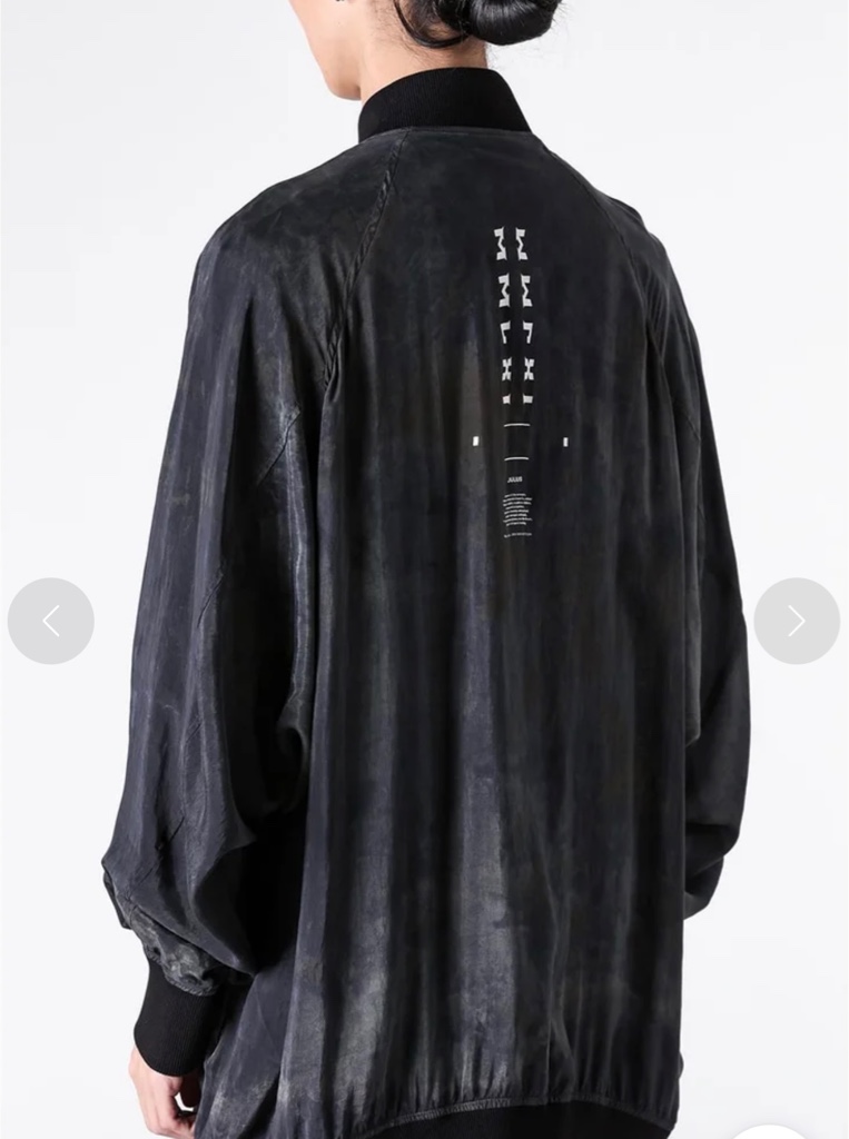 julius ユリウス pre-fall 錆加工ブルゾン MA_1 - ARCHIVESTOCK