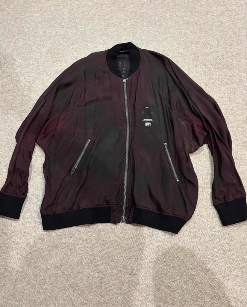 julius ユリウス pre-fall 錆加工ブルゾン MA_1 - ARCHIVESTOCK