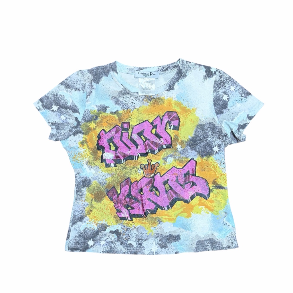 Christian Dior 04ss グラフィティ Tシャツ ガリアーノ期 - ARCHIVESTOCK