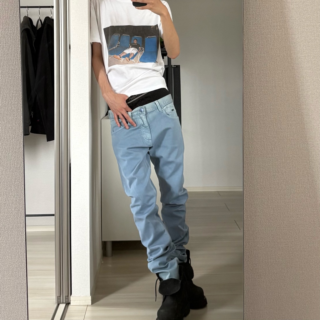 パンツ emporio armani jeans coating denim pants emporio armani jeans coating denim pants - ARCHIVESTOCK