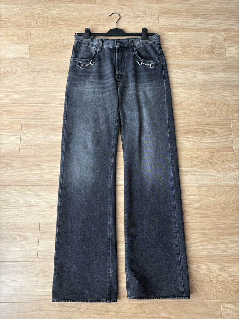 Gucci Demna Horsebit Washed Denim 30 - ARCHIVESTOCK