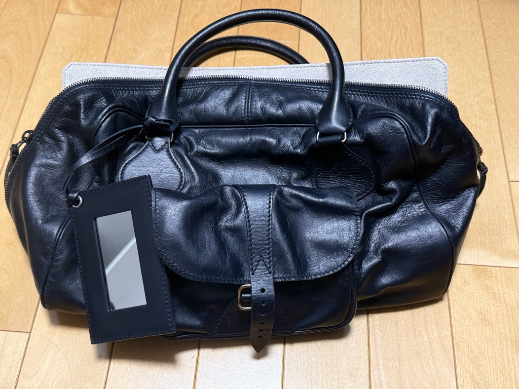 BALENCIAGA ニコラ期 レザーボストンバッグ ブラック archive BALENCIAGA ニコラ期 レザーボストンバッグ ブラック - ARCHIVESTOCK