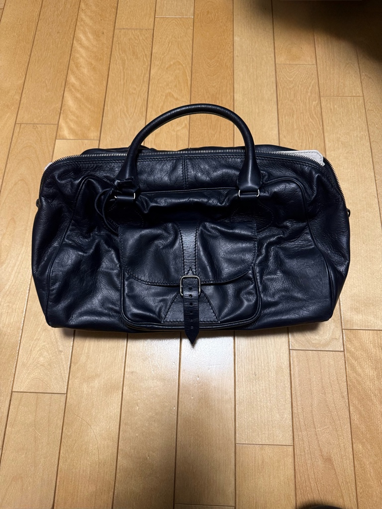 BALENCIAGA ニコラ期 レザーボストンバッグ ブラック archive BALENCIAGA ニコラ期 レザーボストンバッグ ブラック - ARCHIVESTOCK