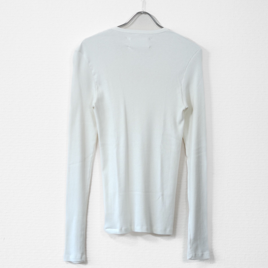 MAISON MARGIELA ヘンリーネックロングスリーブカットソー ここのえ期