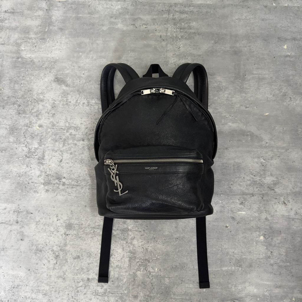 SAINT LAURENT PARIS leather backpack エディ - ARCHIVESTOCK