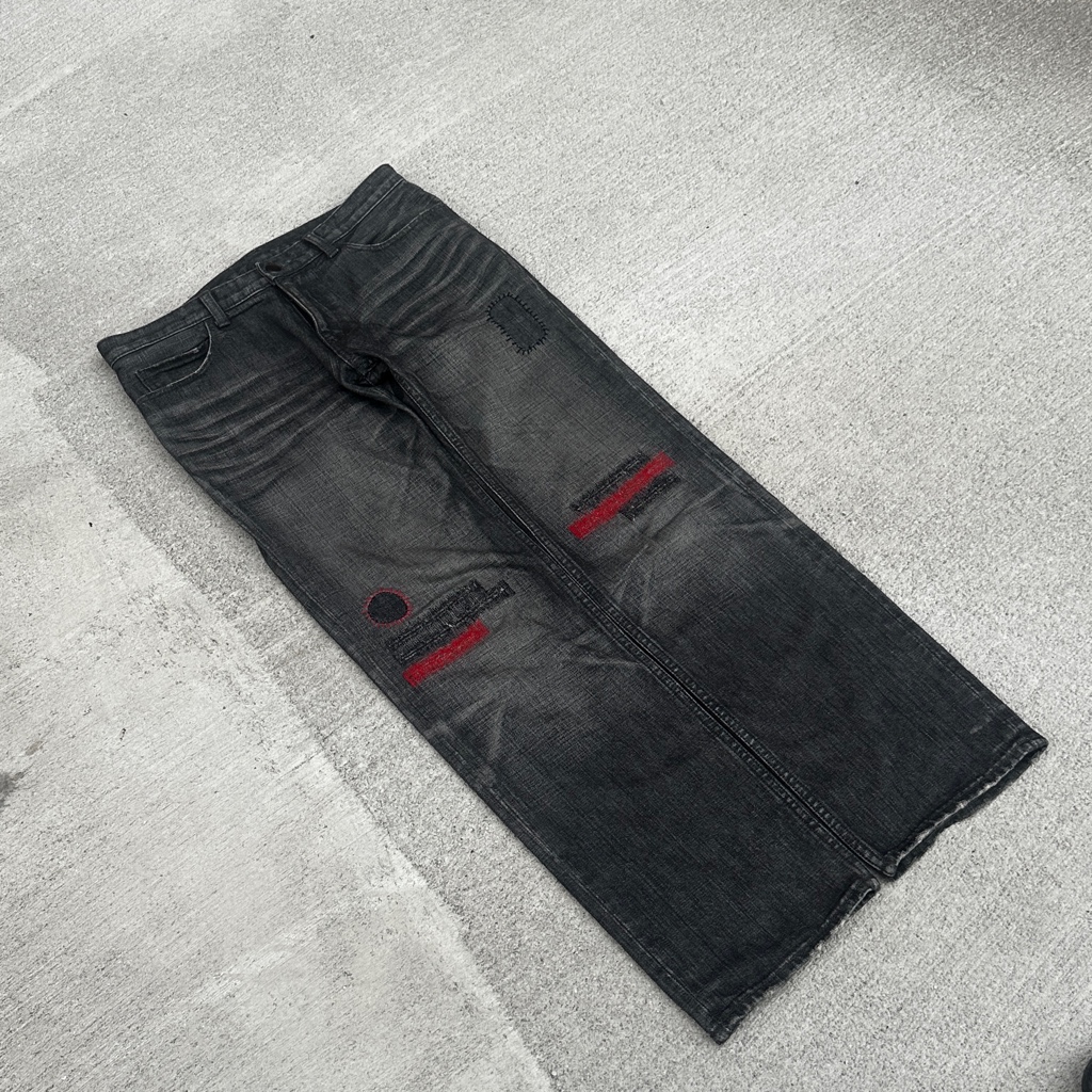number (n)ine 05aw ナイトクローラー期 グランジデニム size2×28】 number (n)ine 05aw ナイトクローラー期 グランジデニム
