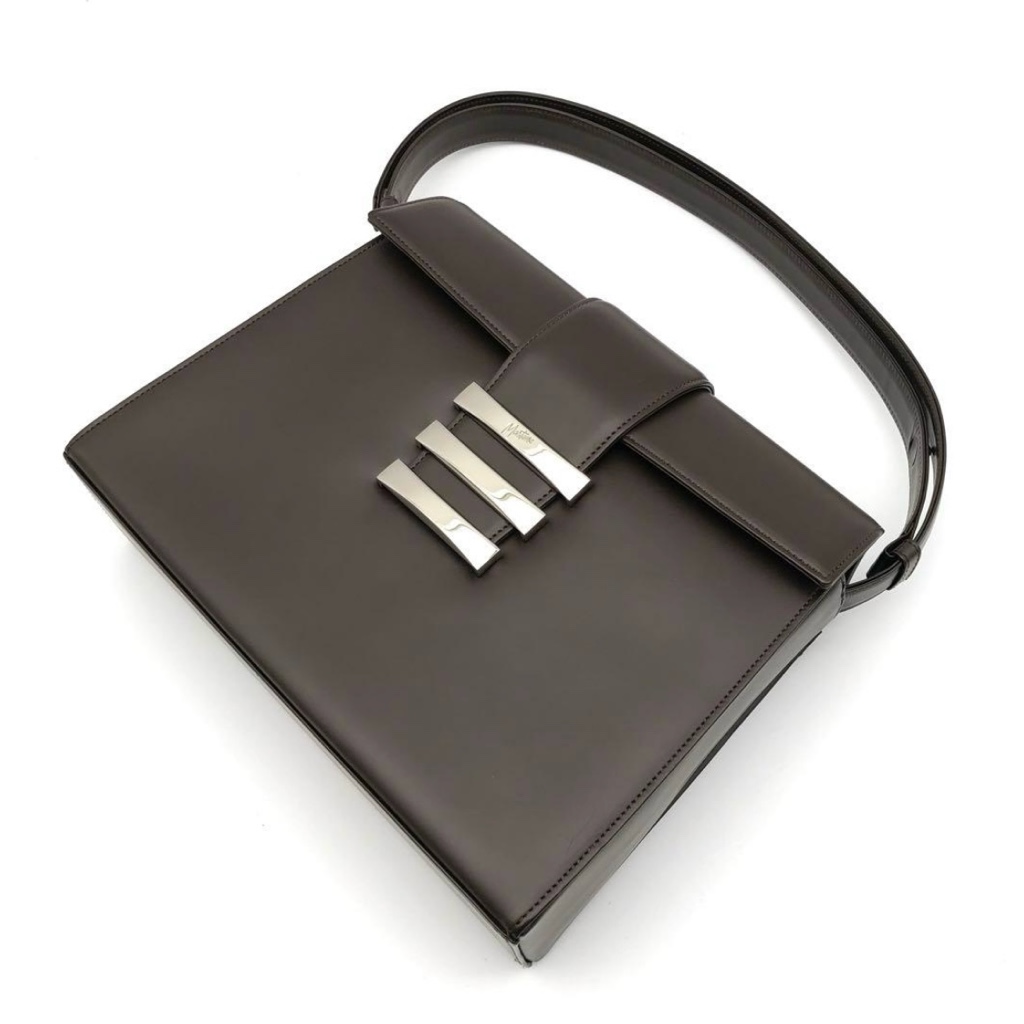 90s Montana Metal-Accented Leather Bag - ARCHIVESTOCK