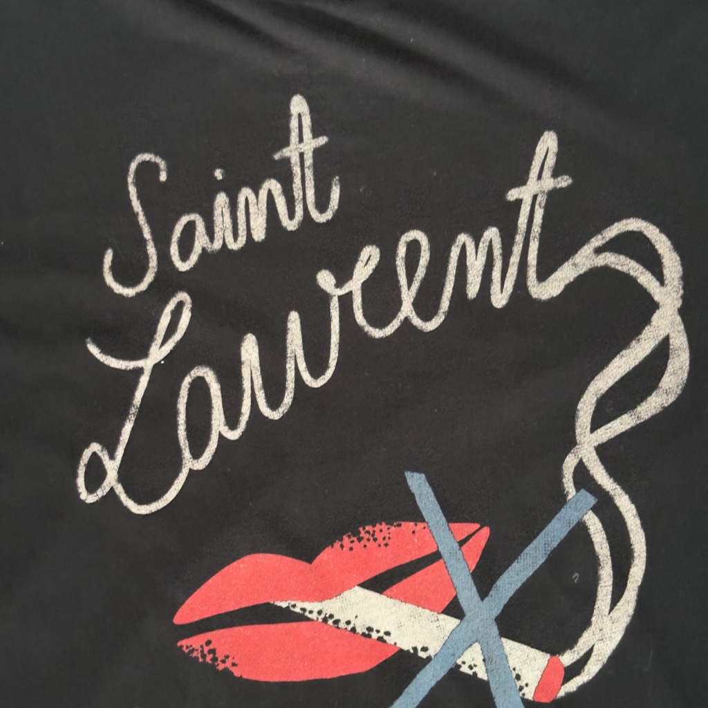 SAINT LAURENT PARIS ブラッドラスター Tシャツ エディ期 - ARCHIVESTOCK