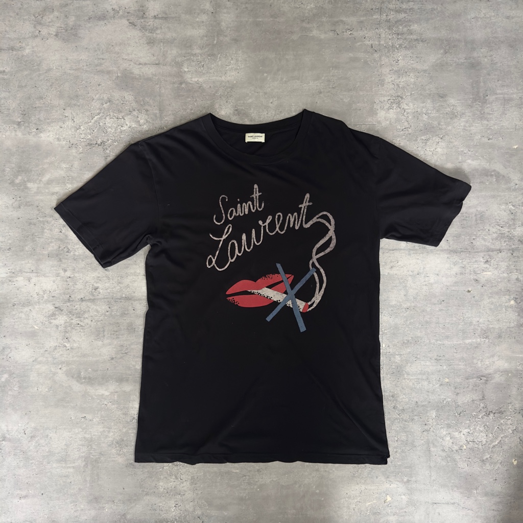 SAINT LAURENT PARIS ブラッドラスター Tシャツ エディ期 - ARCHIVESTOCK