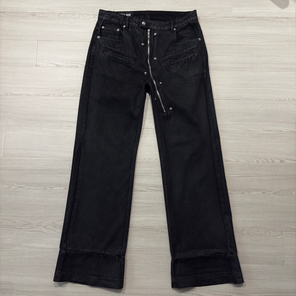 パンツ VILLAIN BIGDICK WAX SILICONE BAGGY DENIM パンツ VILLAIN BIGDICK WAX SILICONE BAGGY DENIM VILLAIN BIGDICK