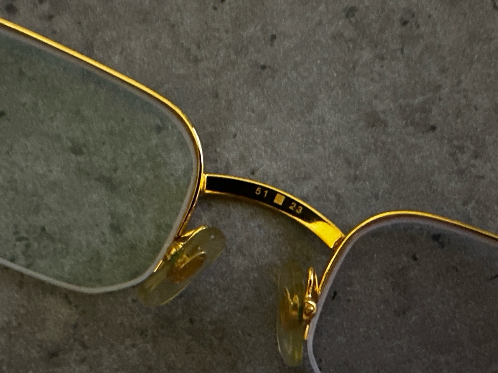希少】Cartier トリニティ スクエアハーフリムメガネ - ARCHIVESTOCK