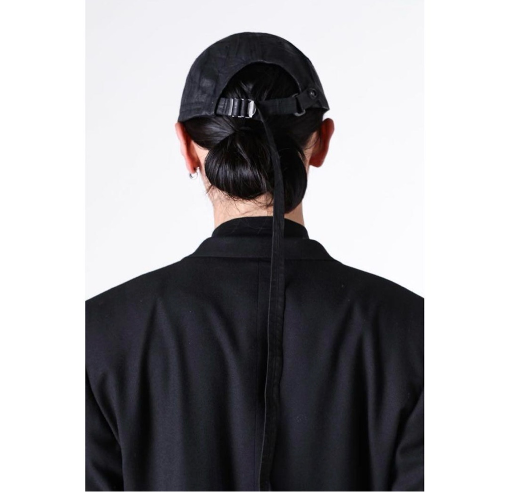 Julius 25AW coated 10oz denim cap - ARCHIVESTOCK