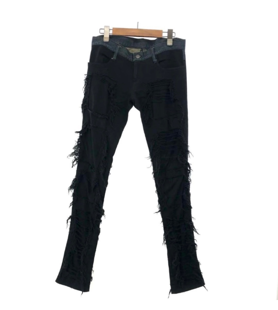 Christian dada cut up skinny denim - ARCHIVESTOCK
