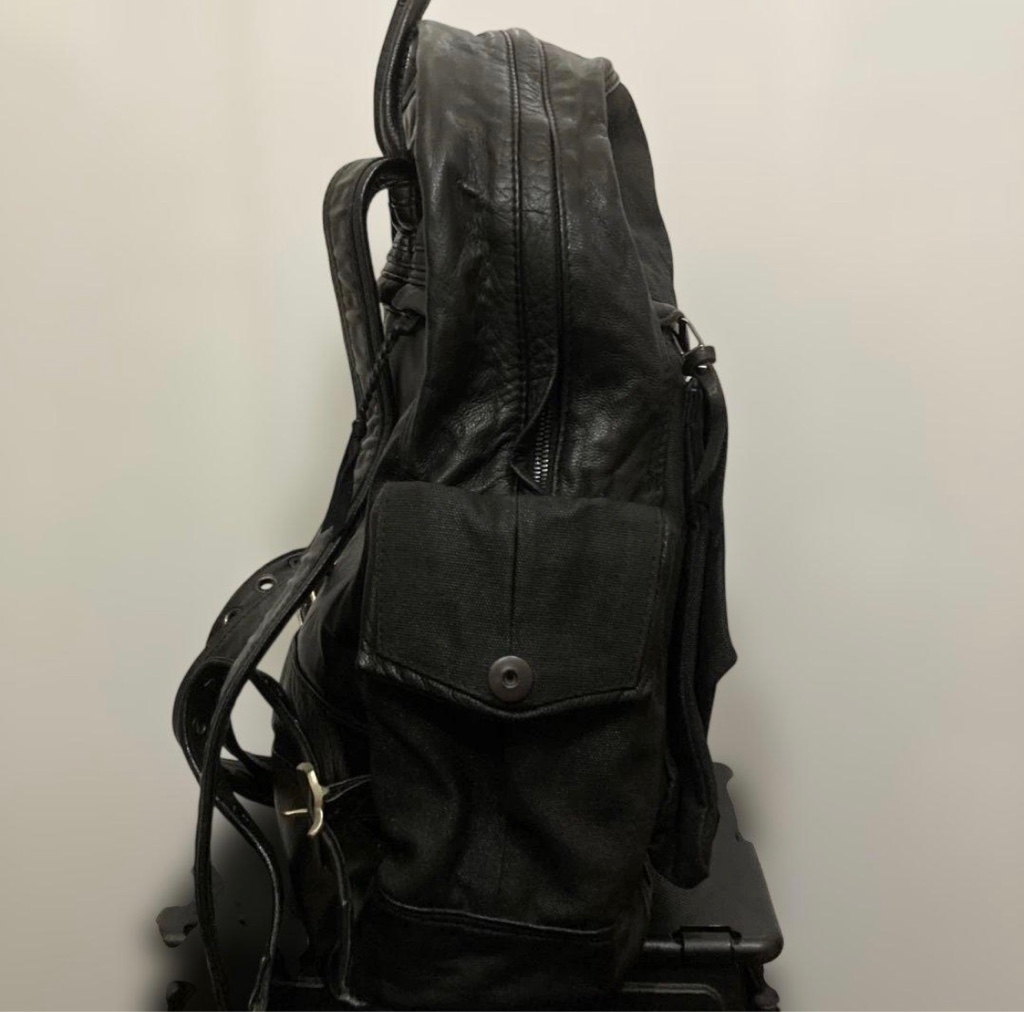 KMRiiケムリ 別注 LeatherCombiBackpack バックパック - ARCHIVESTOCK