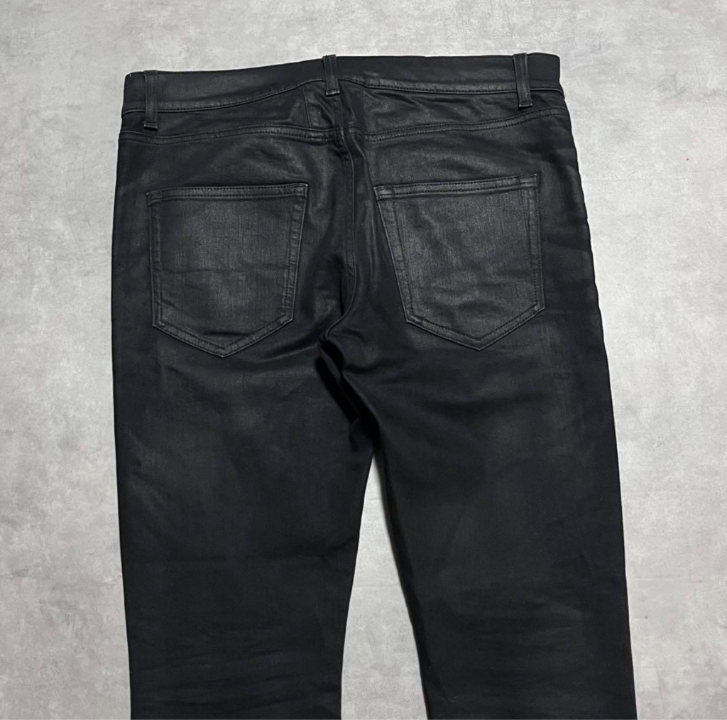 エディ期 Saint Laurent coating denim black 32 - ARCHIVESTOCK