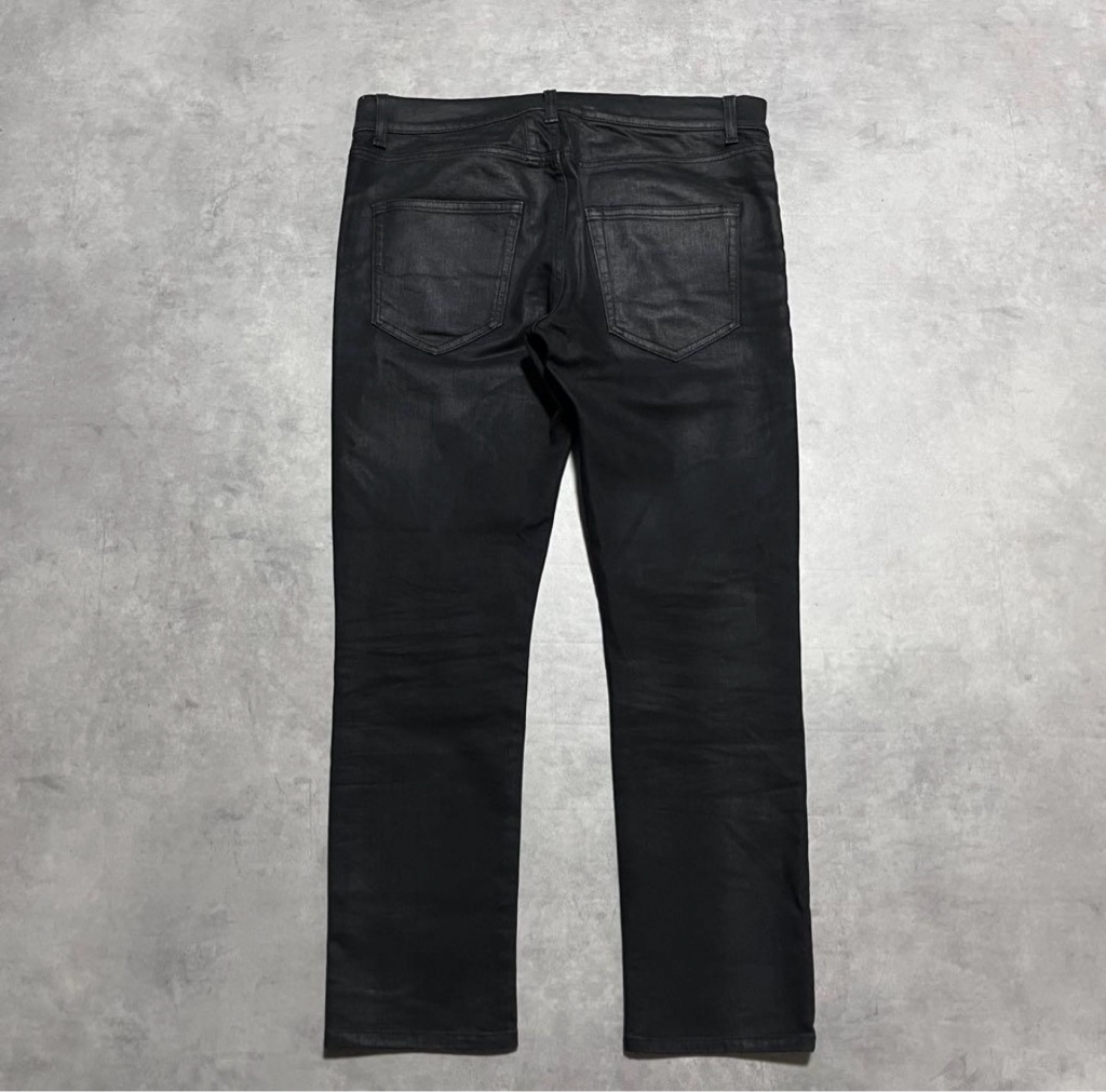 エディ期 Saint Laurent coating denim black 32 - ARCHIVESTOCK