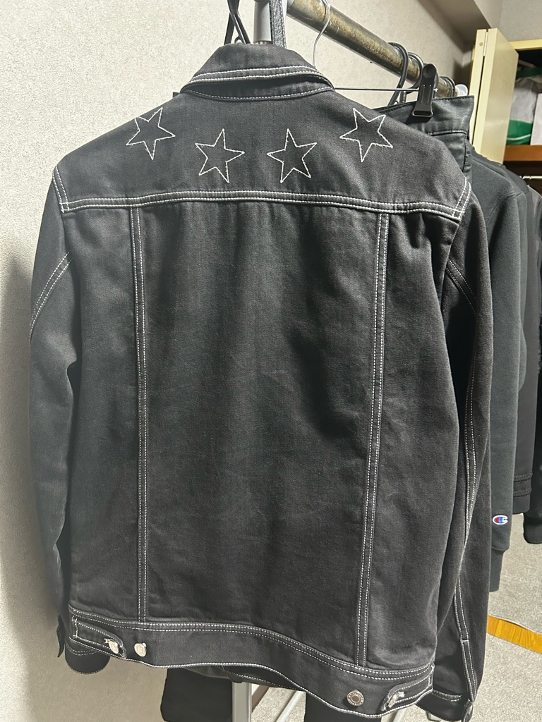 GIVENCHY 15AW デニムジャケット スター リカルド期 archive Givenchy 15AW black ブラック denimjacket デニムジャケット リカルド
