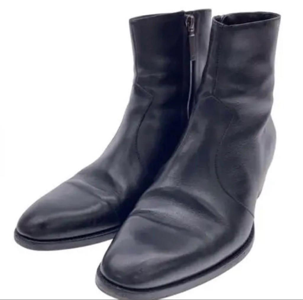 SAINT LAURENT PARIS ヒールサイドジップブーツ 41 - ARCHIVESTOCK
