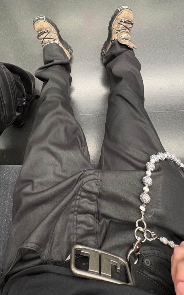Ksubi ブラック ワックス コーティング デニム パンツ - ARCHIVESTOCK